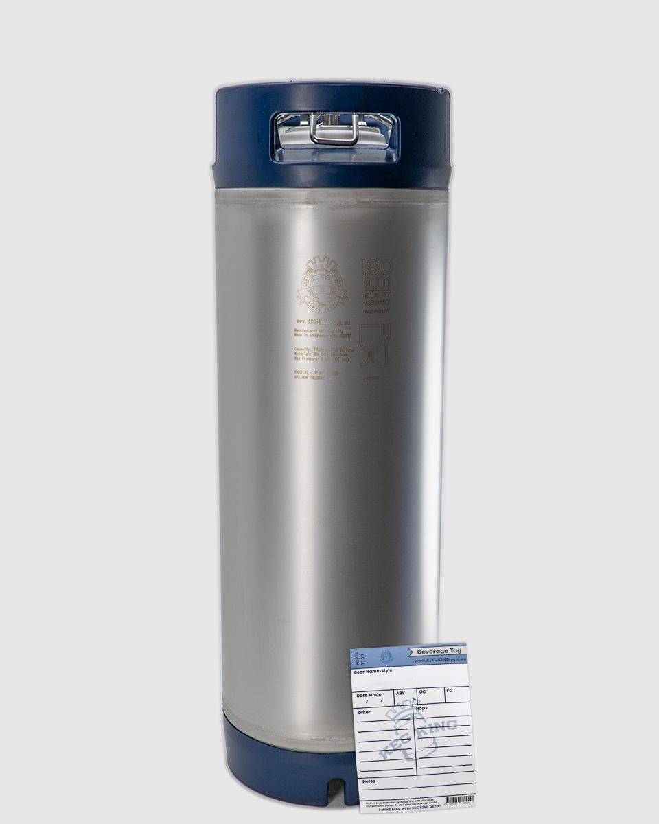 Keg King - True Blue 19L Ball Lock Cornelius "corny" keg