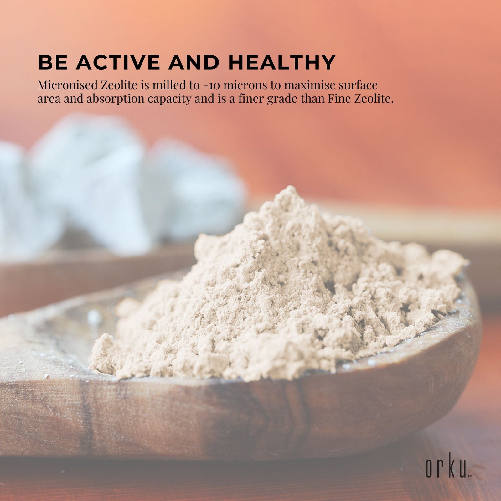 400g Pure Micronised Zeolite Powder Supplement Micronized Volcamin