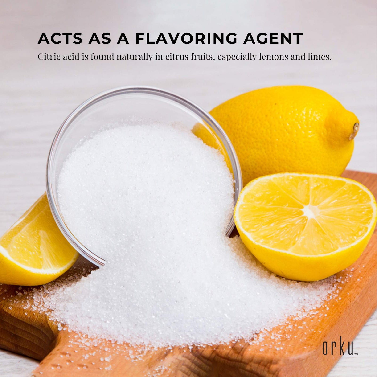 1.2Kg Citric Acid Powder Tub - Food Grade Anhydrous GMO Preservative Free c6h807