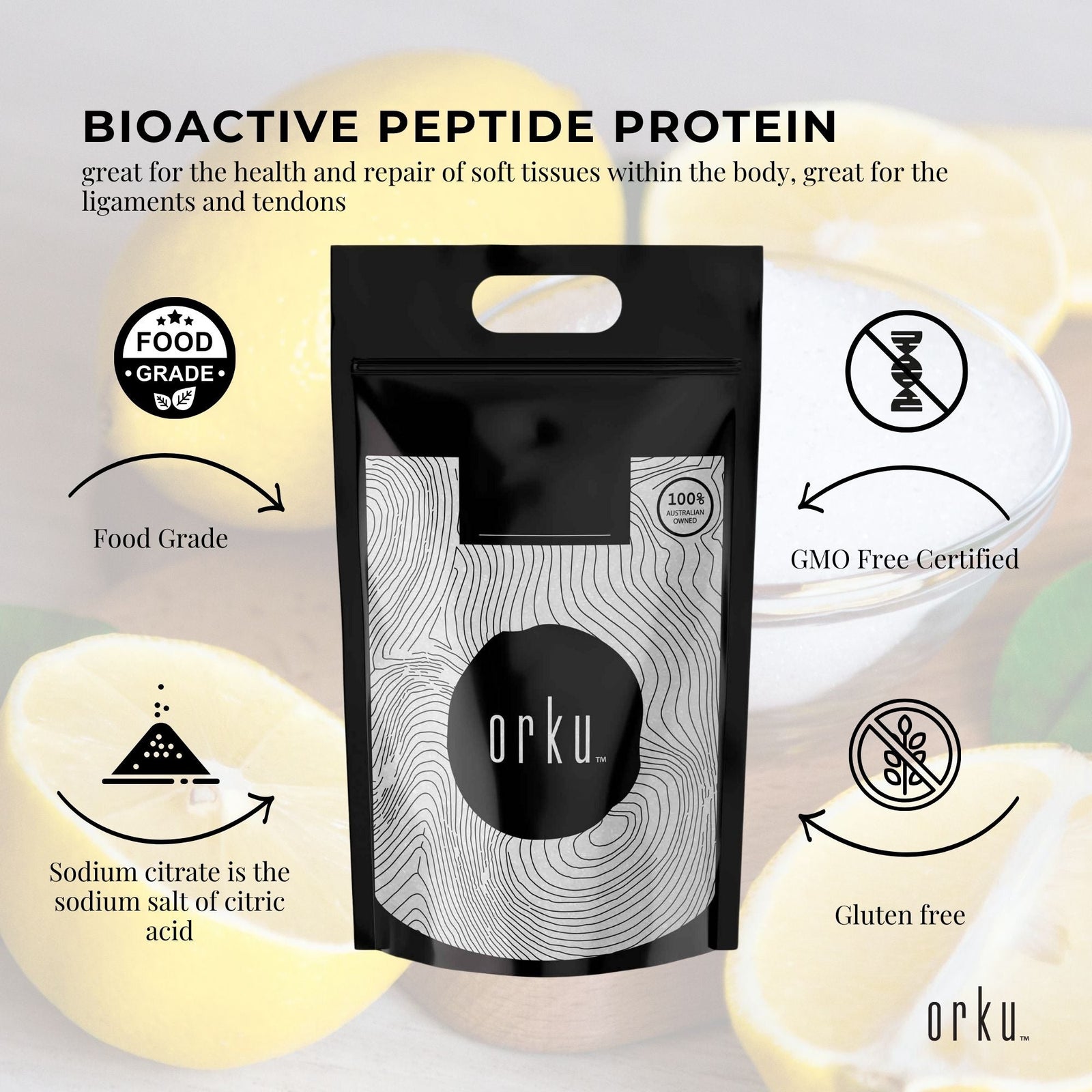 Bulk 10Kg Sodium Citrate Powder - Trisodium Food Grade Salt Acid Preservative