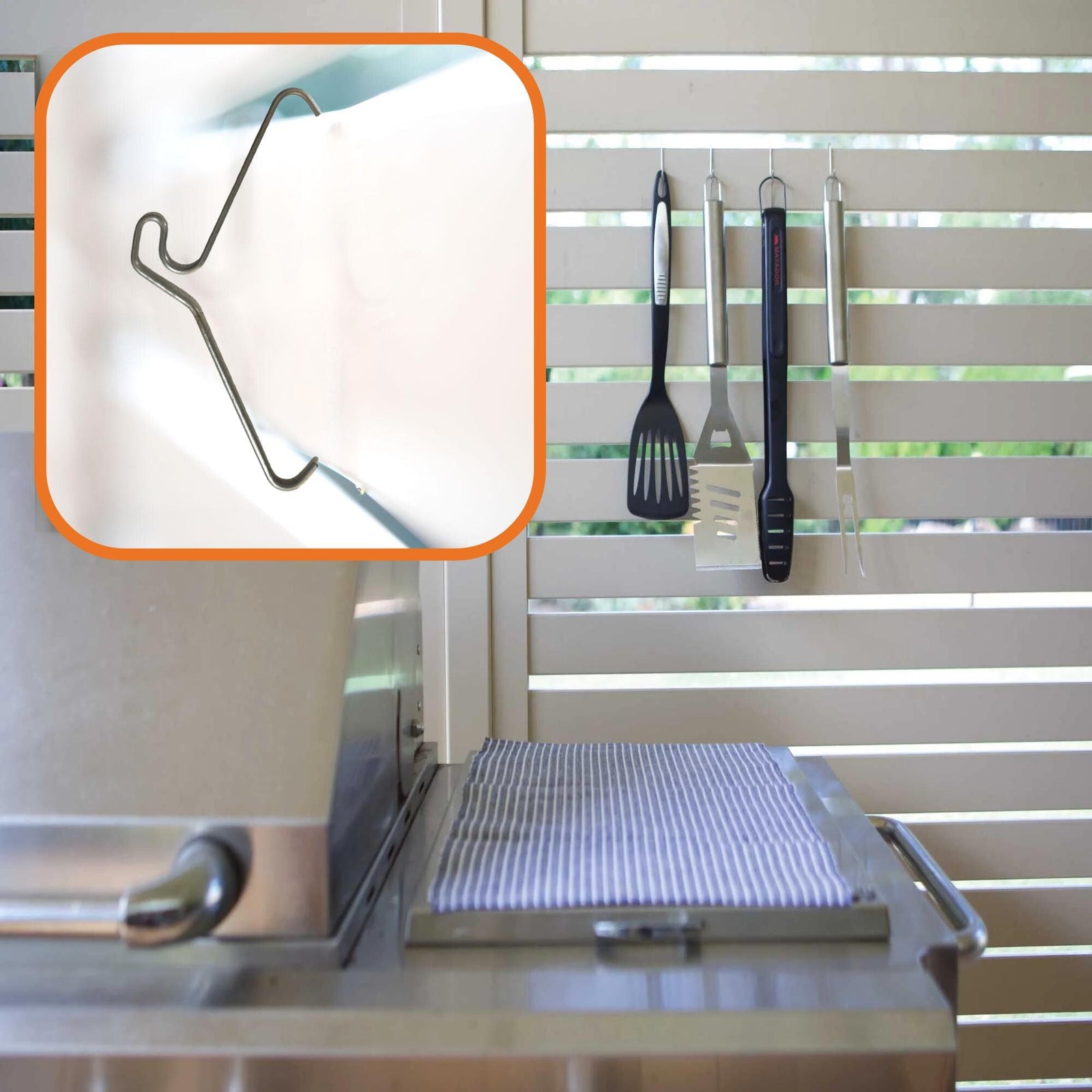 5 Pack 155-165mm (6-6.5") Brick Hooks - Wall Clips Hangers For Pictures Plants