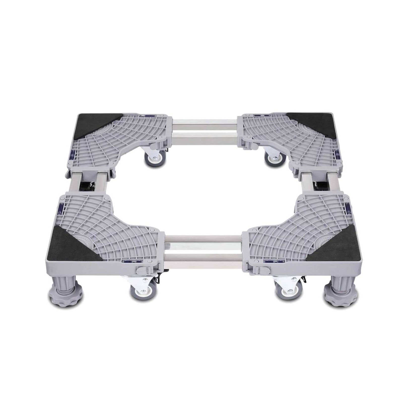 Adjustable Appliance Base Stand - Lock Wheel Trolley For Washing Machine Fridge