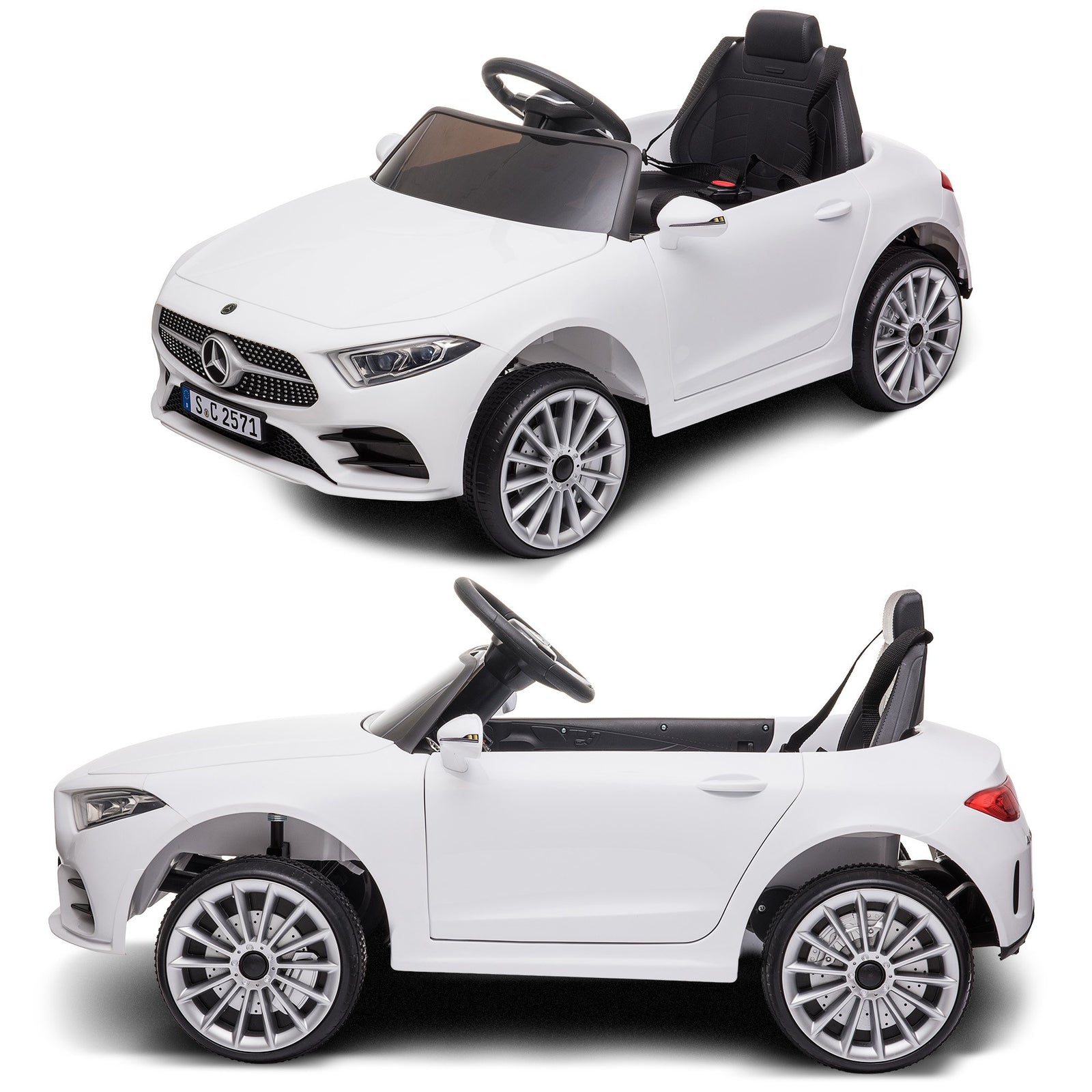 Kahuna Mercedes Benz CLS 350 Kids Electric Ride On Car with Remote Control - White