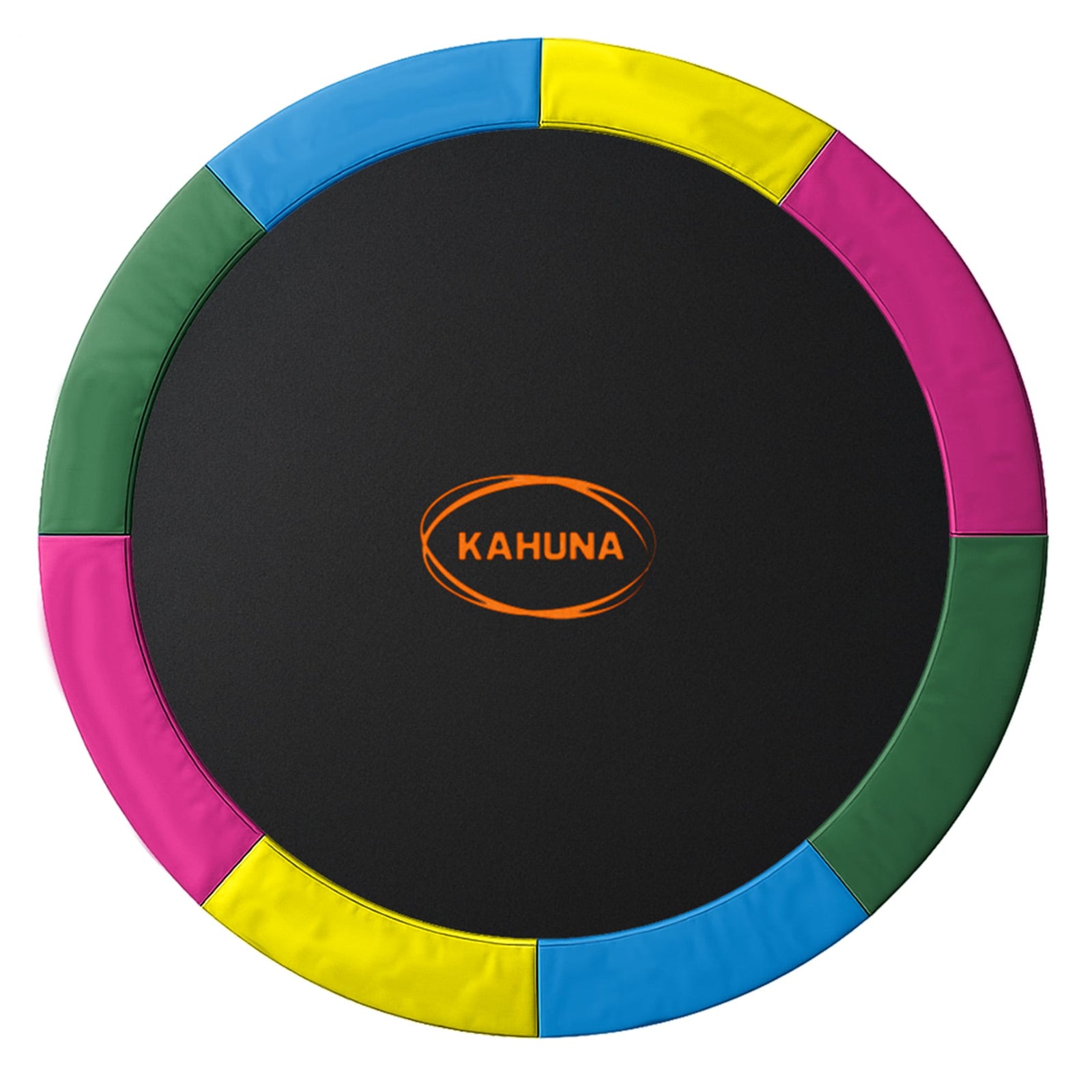 Kahuna 6ft Trampoline Replacememnt Safety Pad Cover and Spring Jumping Bounce Mat Rainbow