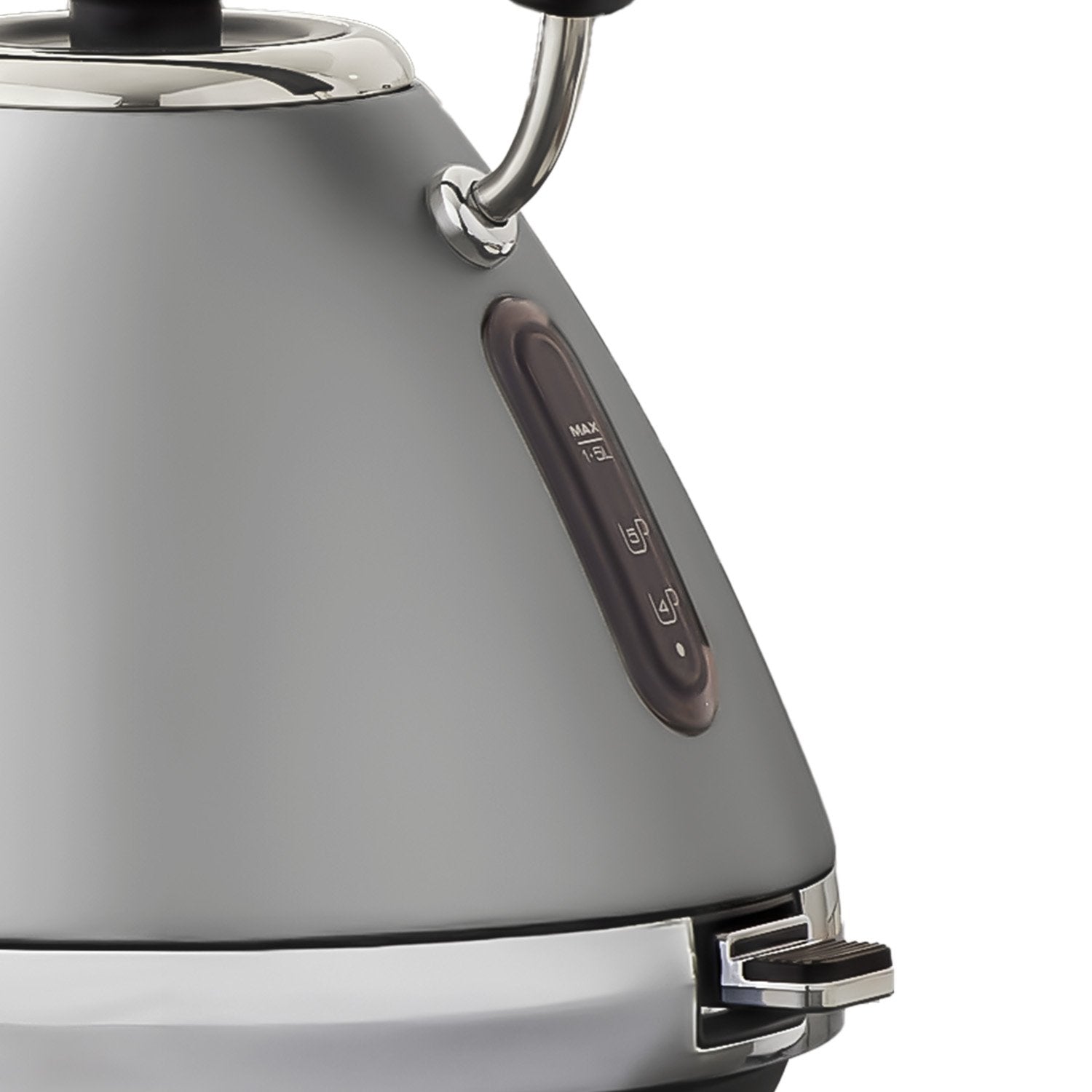 Morphy Richards 1.5L Venture Collection Pyramid Kettle in Steel Grey