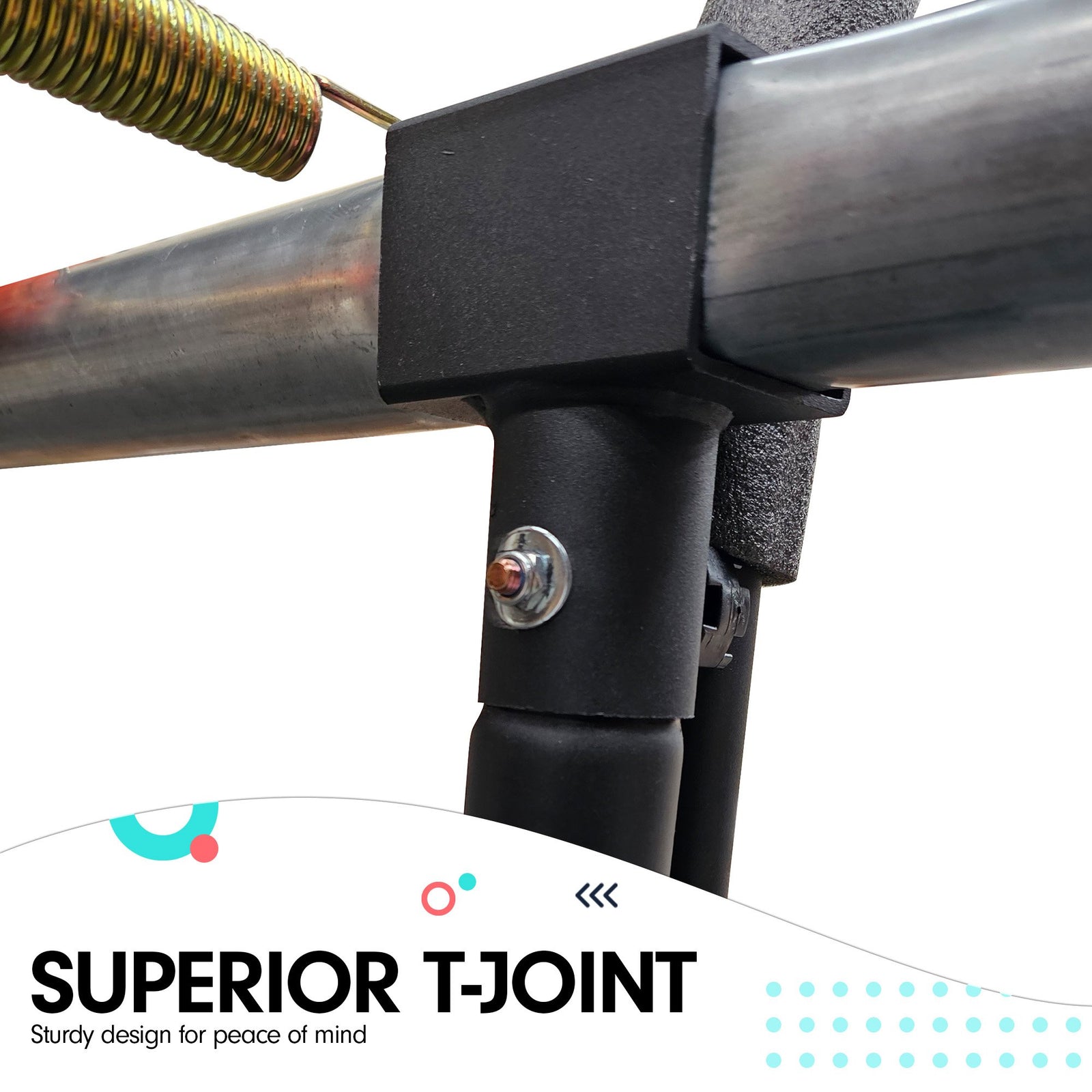 Kahuna 6 ft x 9 ft Rectangular Outdoor Trampoline - Orange