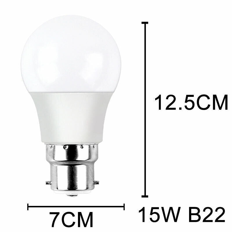 1 PCS 220V 15W NEW LED Radar Sensor Motion Bulb E27 B22 Smart Security Light Lamp Globe Bulb