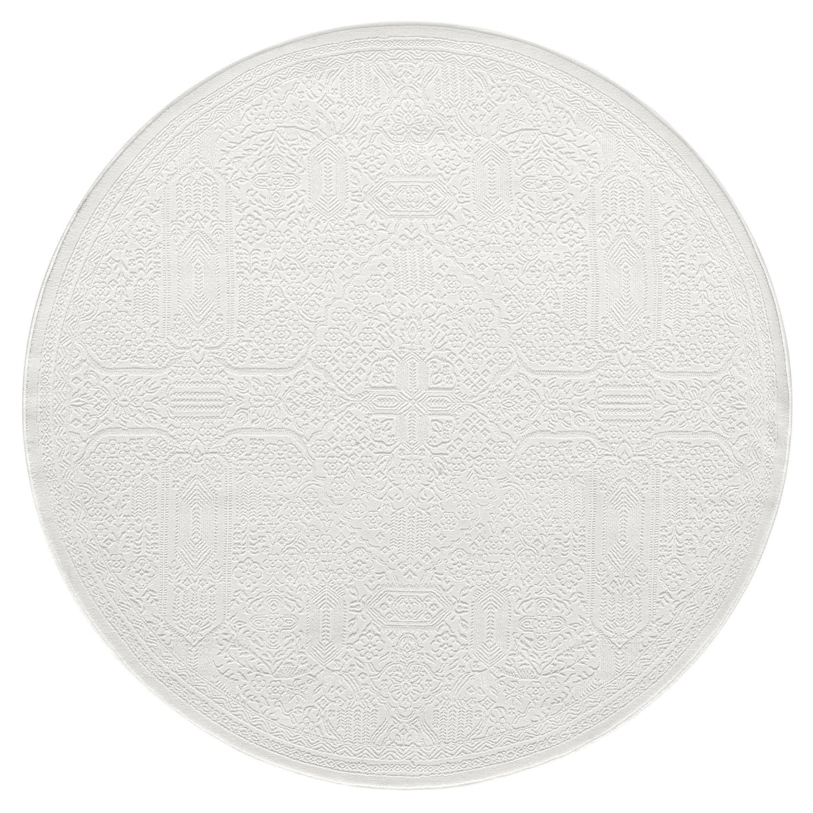 Grande Jacquard Rug - Ivory - 80x150