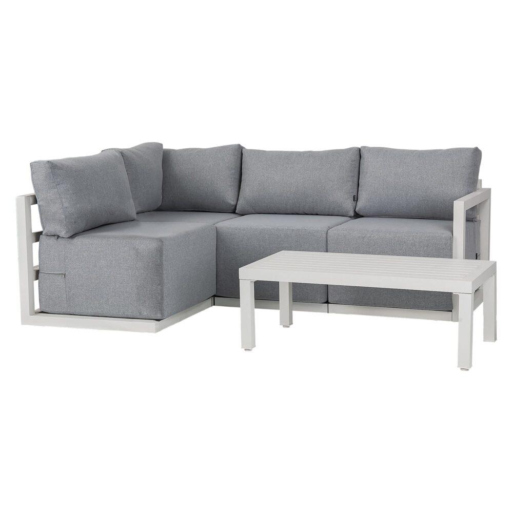 Four-Seat Alfresco Harmony Set – Charcoal Grey