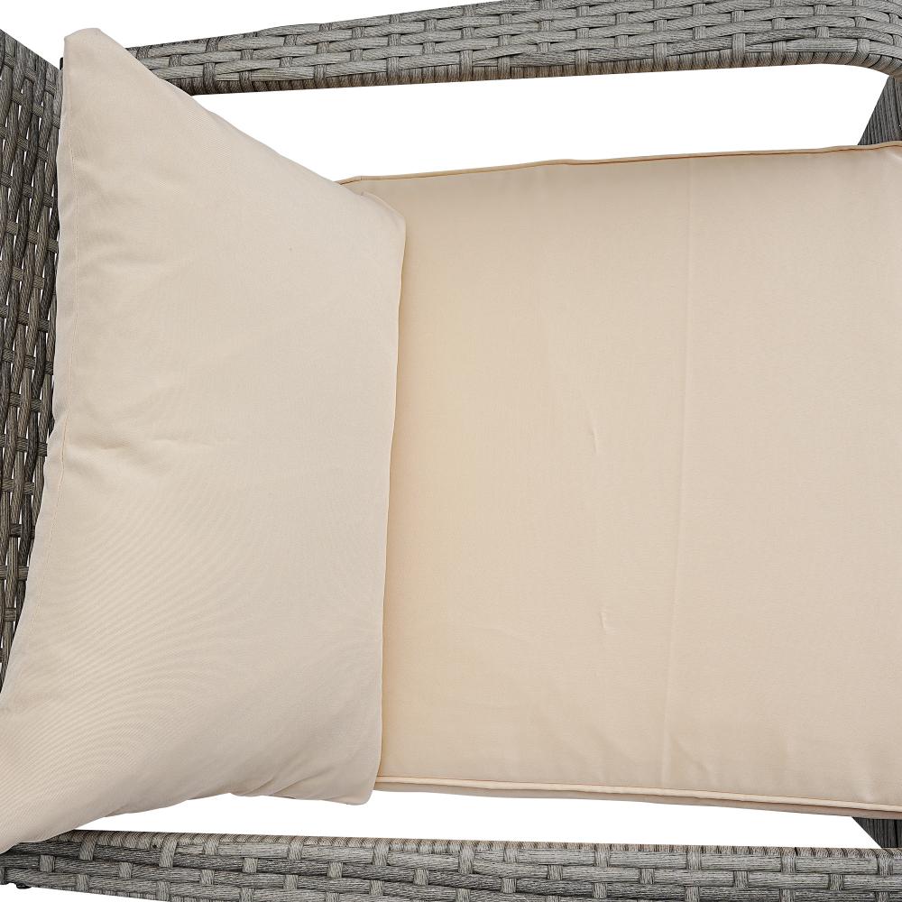 Coastal Weave Reclining Armchair with Bonus Cushion Covers