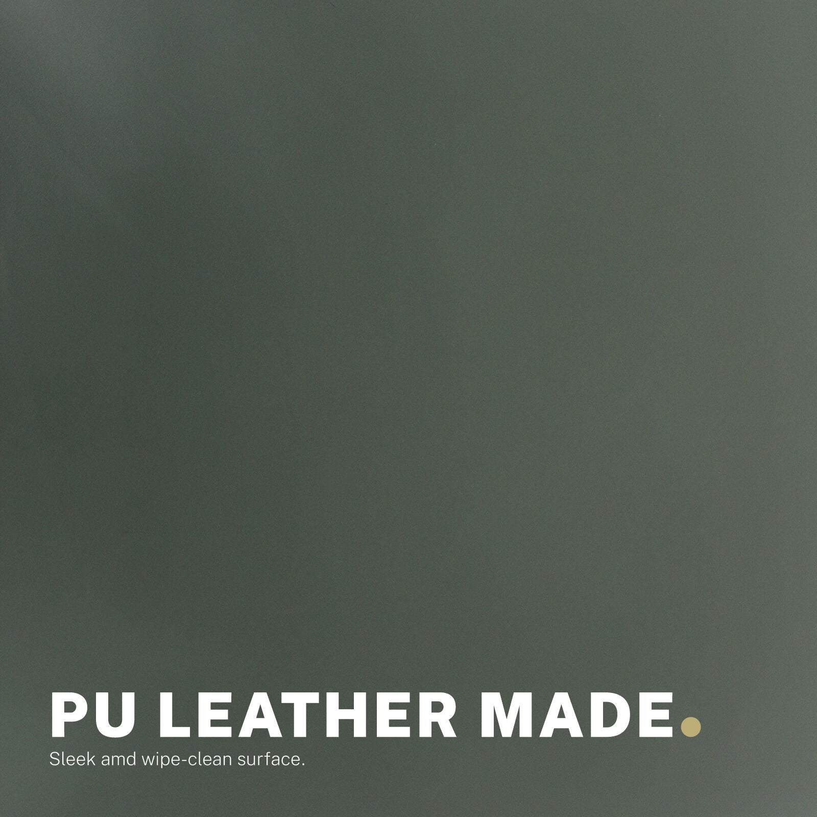 2 Set Office Desk Chair - PU Leather Home Swivel Chair Cut-Out Seat HALO GREEN