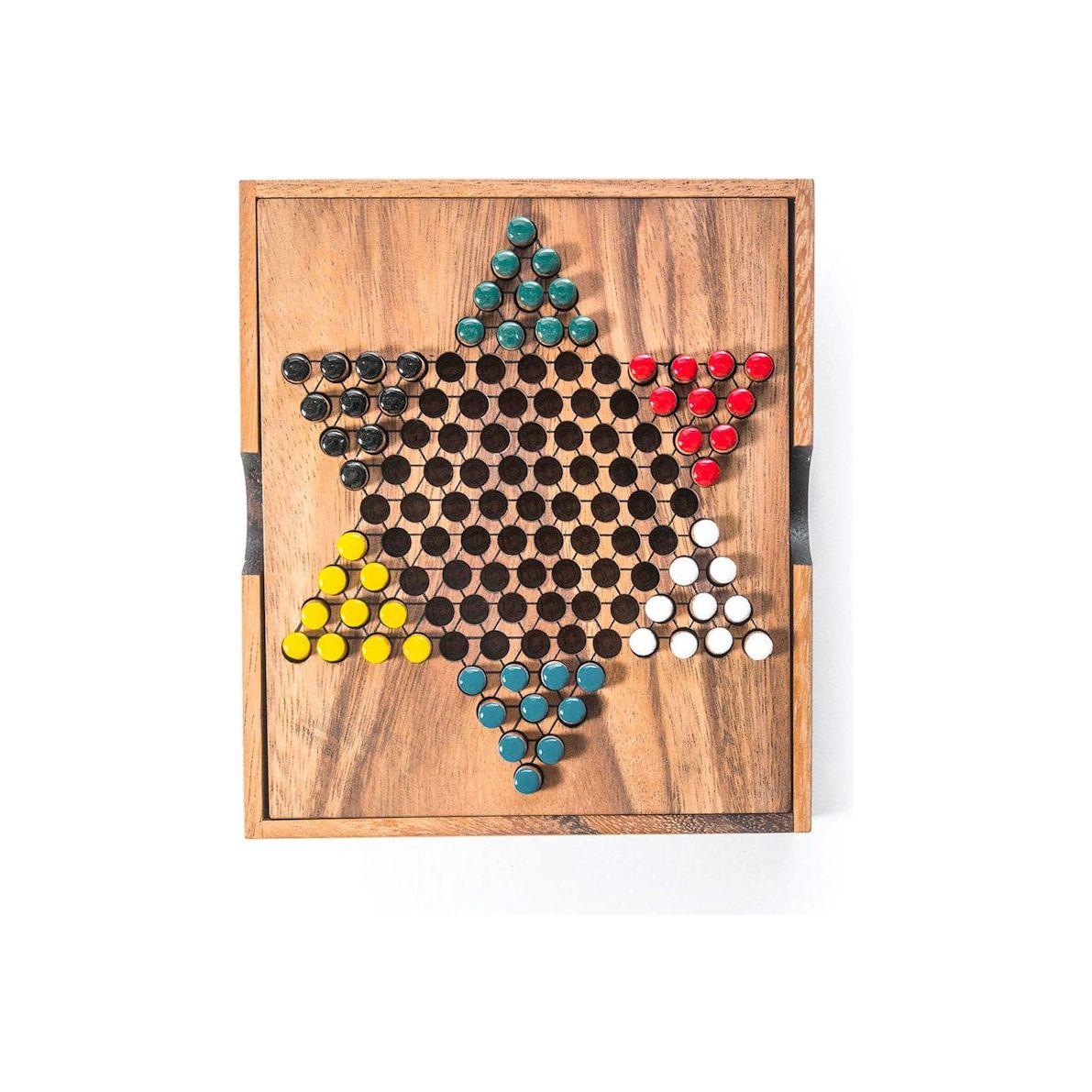 Chinese Checkers - wooden board game, strategy game, game for adults, game