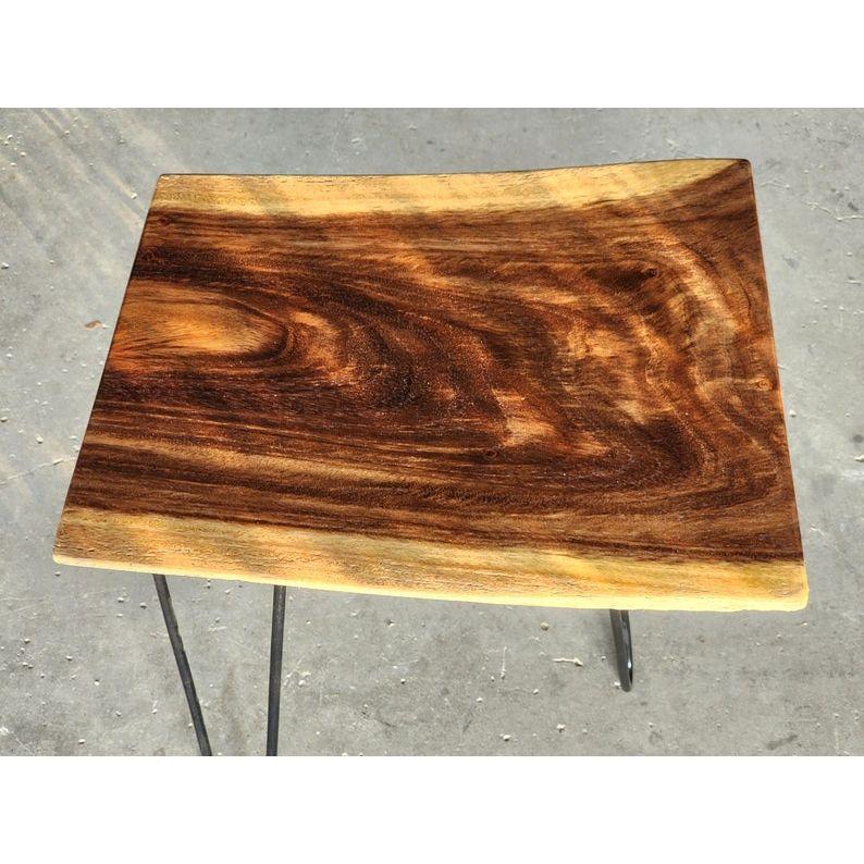 Raintree Wood Live Edge Coffee Table-40-50 cm