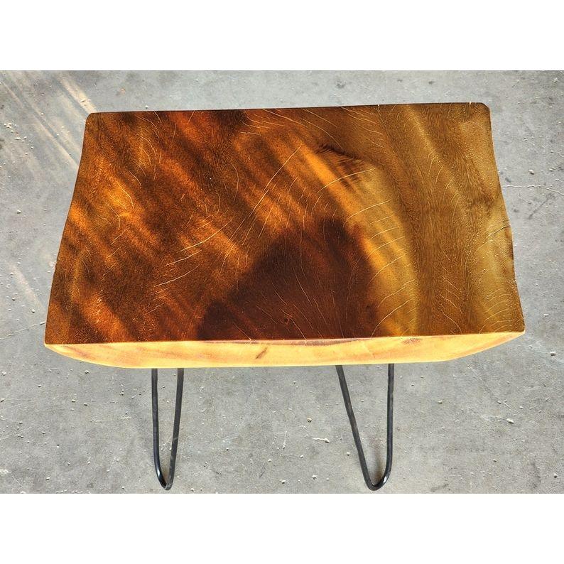 Raintree Wood Live Edge Coffee Table-40-50 cm