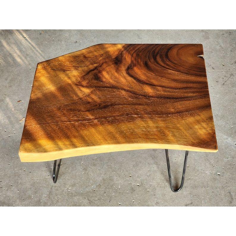 Raintree Wood Live Edge Coffee Table-40-50 cm