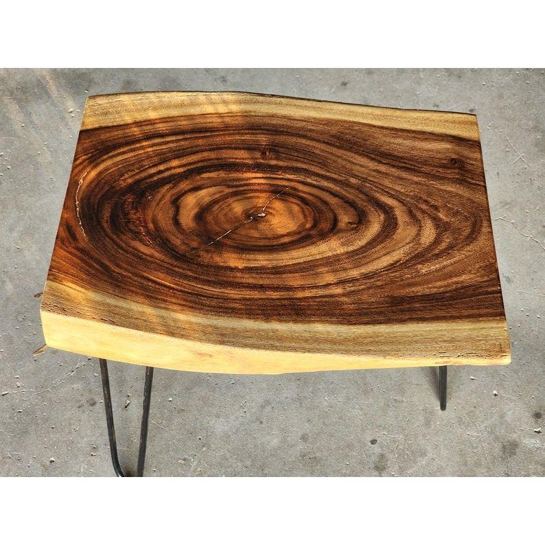Raintree Wood Live Edge Coffee Table-40-50 cm