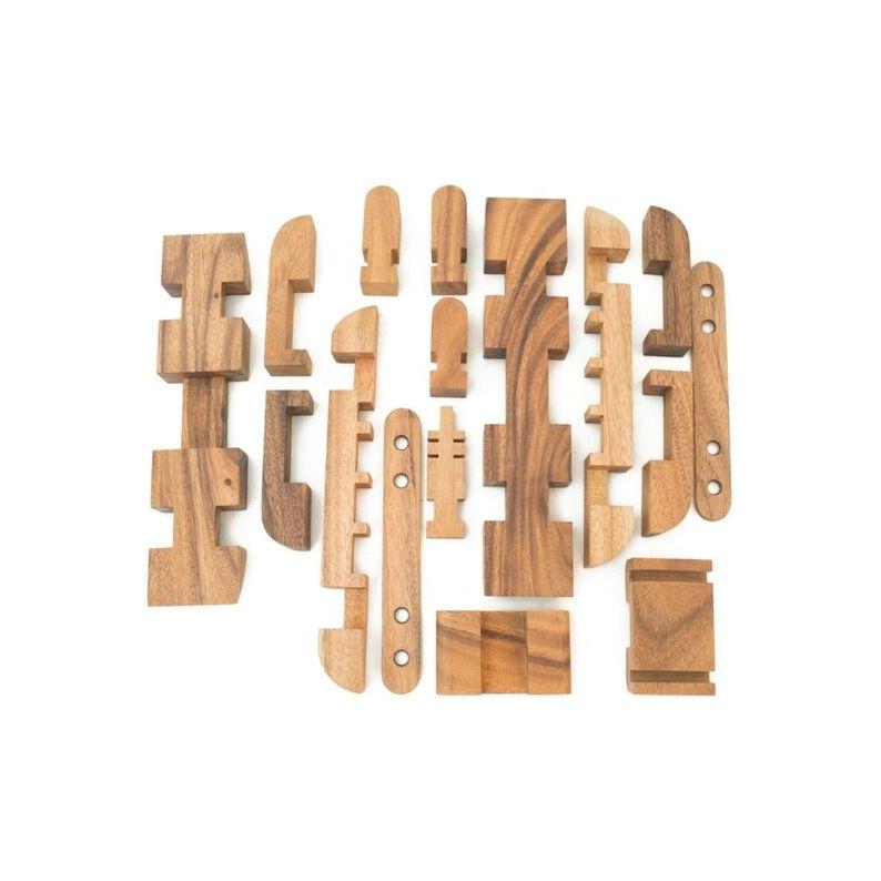 Ship boat Puzzle - 3D Interlocking boat wooden puzzle.