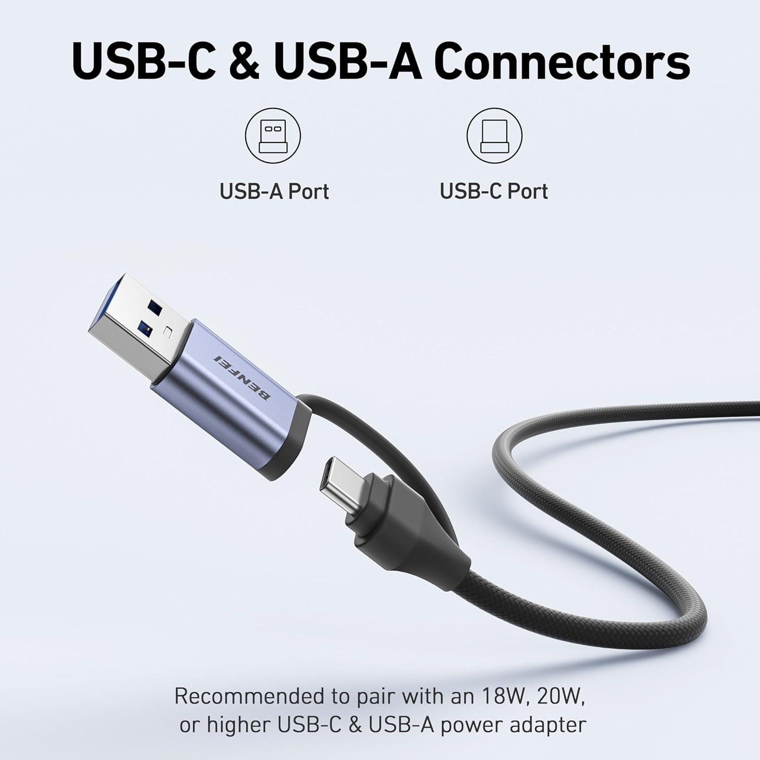 BENFEI 000401GY Magnetic Wireless Charger 15W Compatible with MagSafe Charger