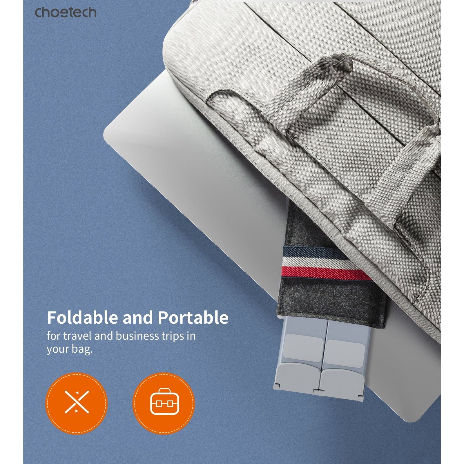 CHOETECH H055-GY Aluminum Foldable Laptop Stand