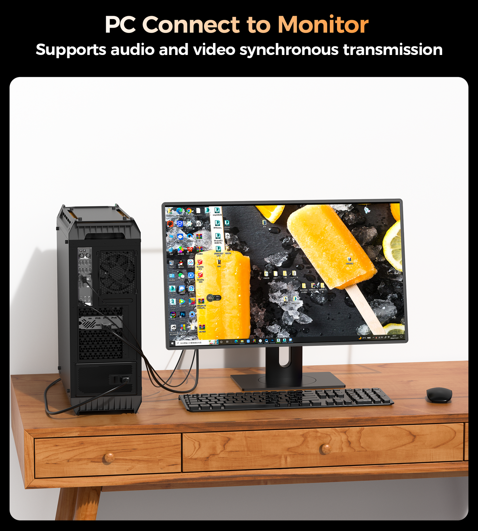 Choetech HV-001 HDMI to VGA 1.8m