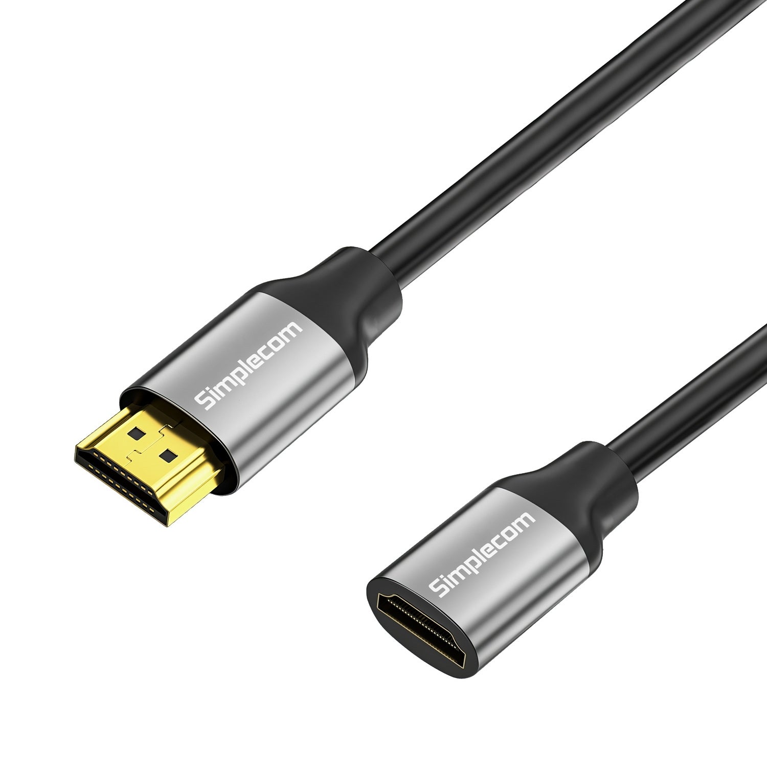 Simplecom CAF310 1.0M HDMI 2.1 Extension Cable Male to Female 48Gbps 8K@60Hz