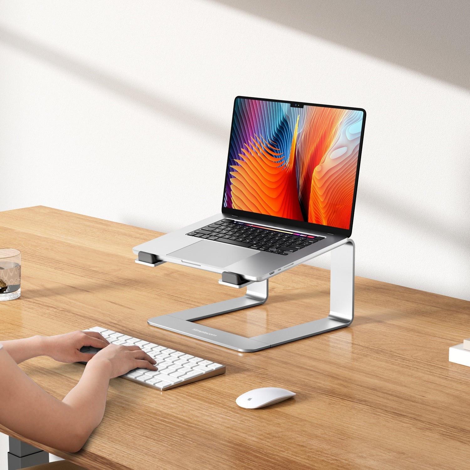 Simplecom CL510S Ergonomic Aluminium Riser Stand for Laptop MacBook