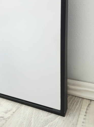 Black Metal Arch Mirror - Small 80cm x 100cm