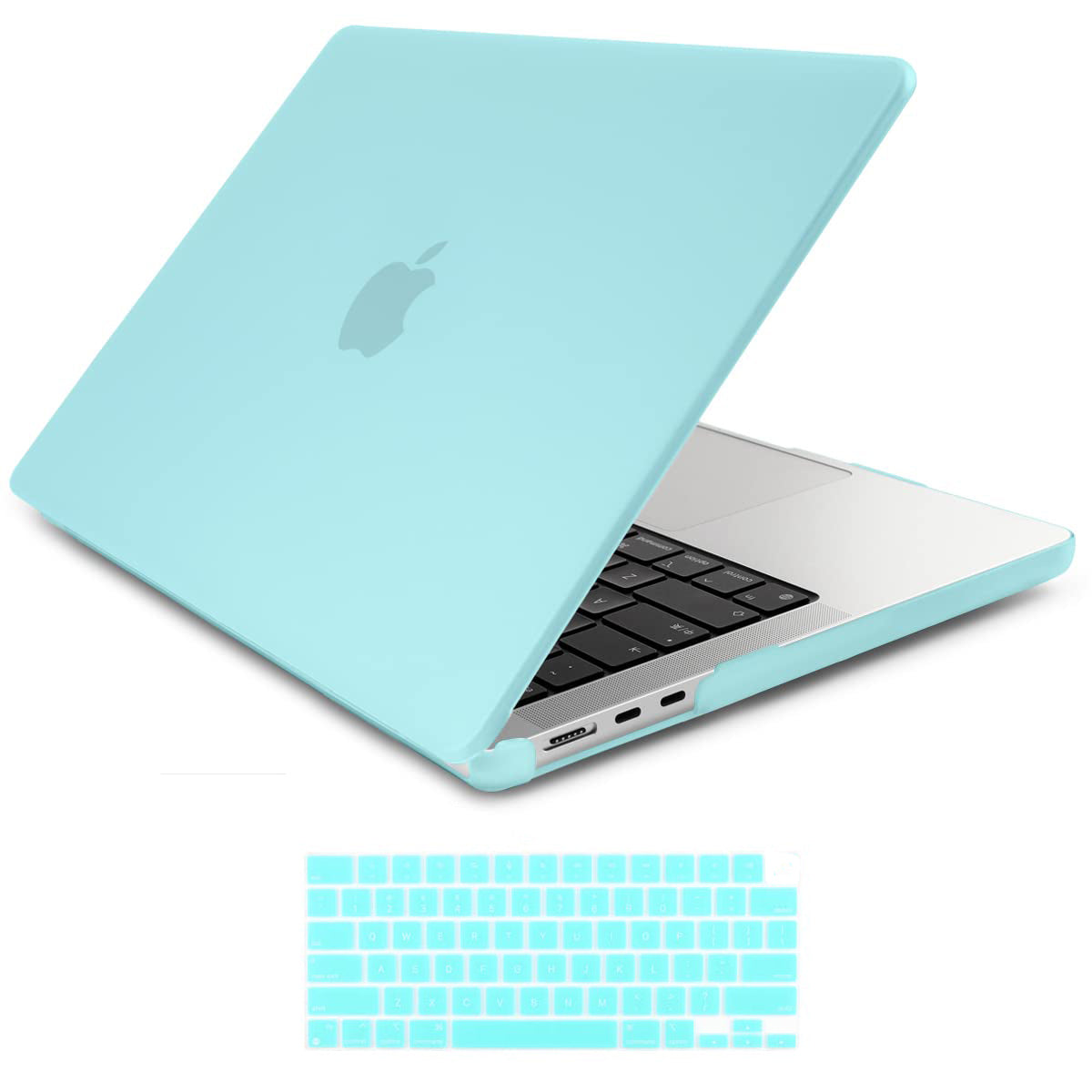 15 inch Air 2023 MacBook Air Matte Case A2941 M2 Chip Hard Shell Case Keyboard Cover Sky Blue