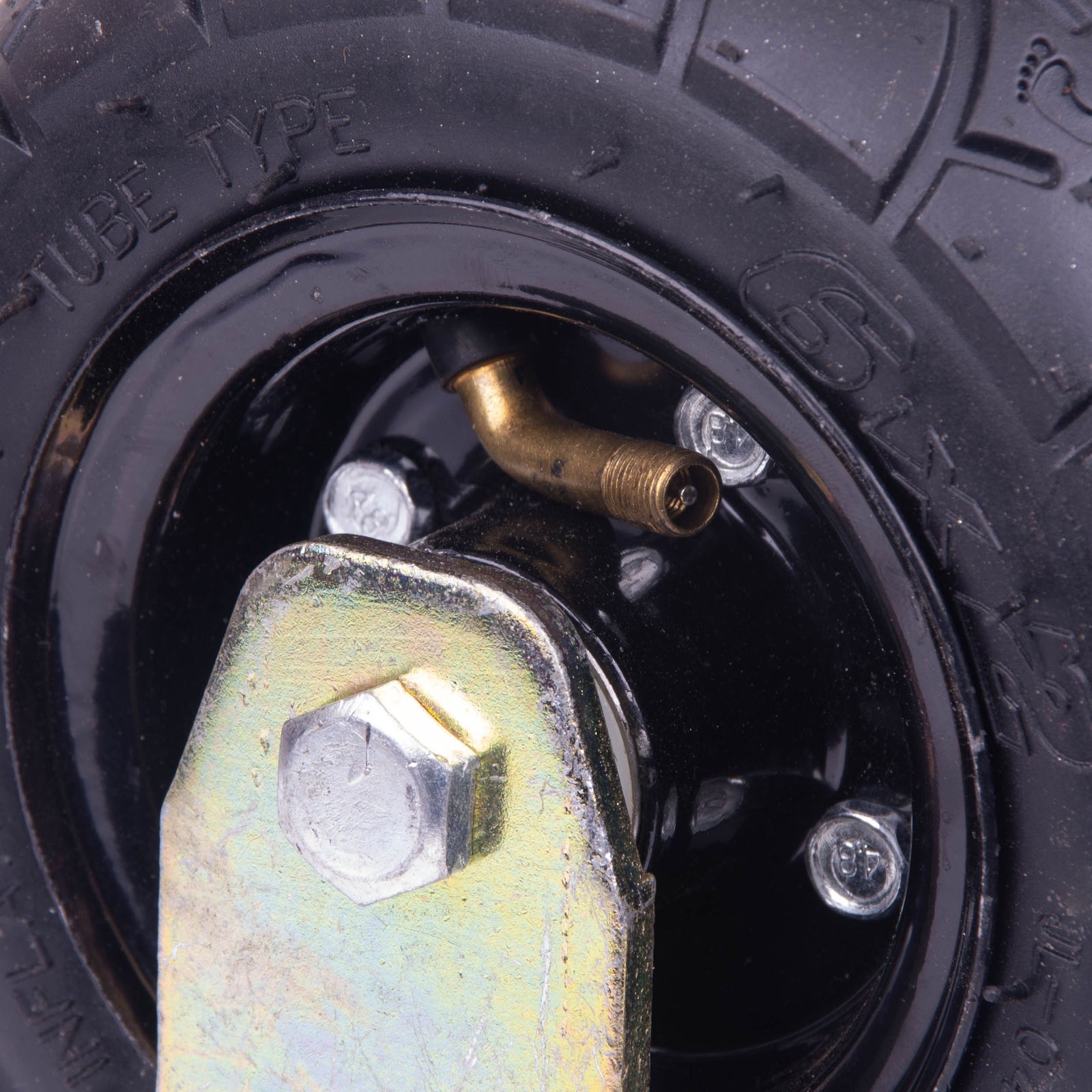 6 Inch Fixed Castor Caster Pneumatic Tyres Tyre Wheel Trolley Cart Wheelbarrow