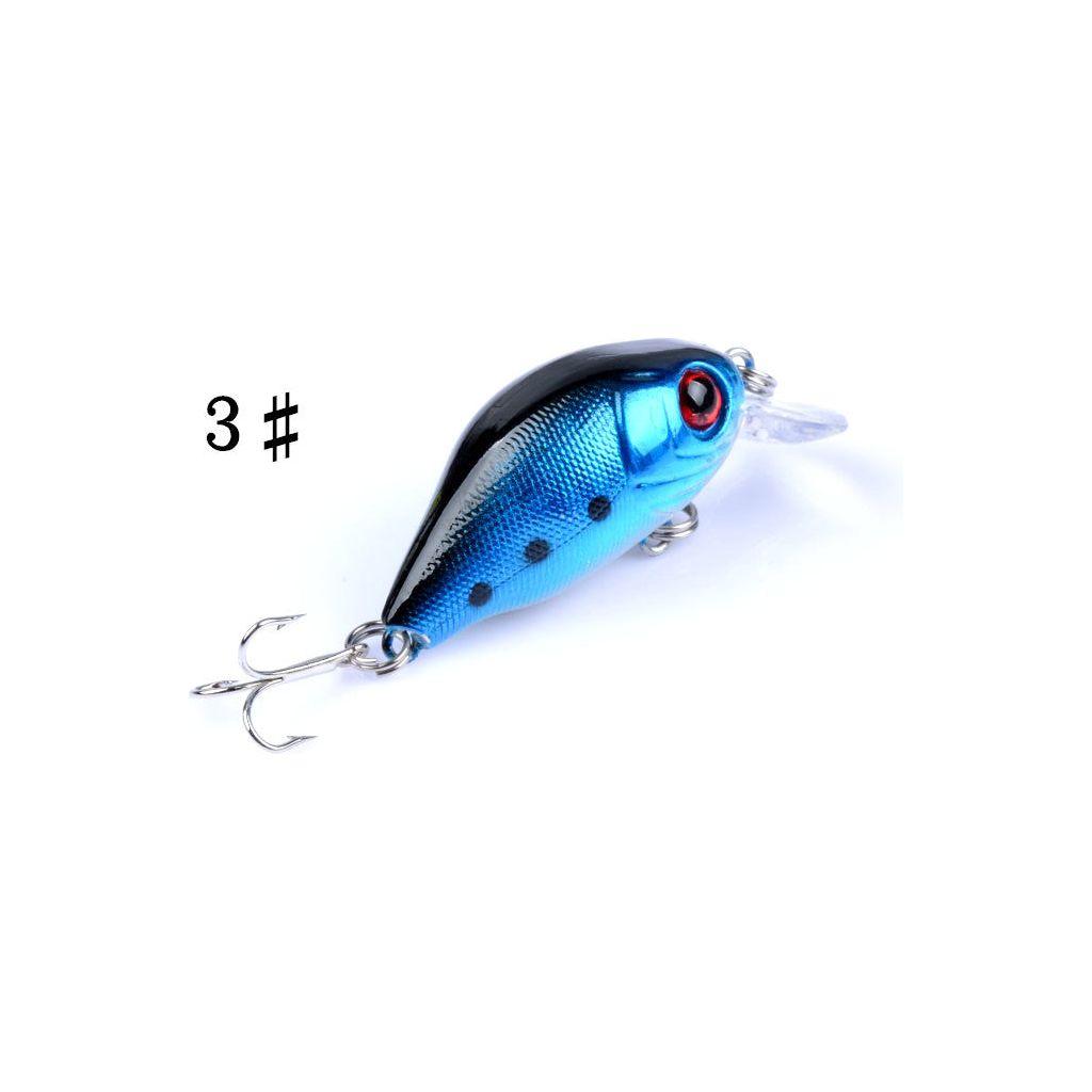 5x 5.5cm Popper Crank Bait Fishing Lure Lures Surface Tackle Saltwater