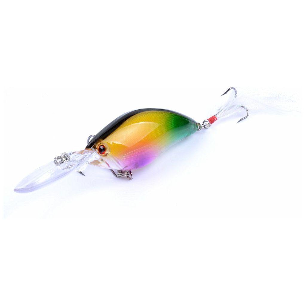 6x 11cm Popper Crank Bait Fishing Lure Lures Surface Tackle Saltwater