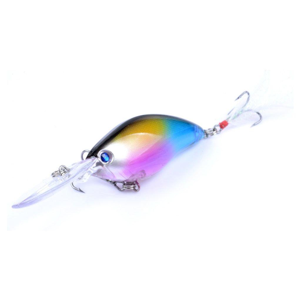 6x 11cm Popper Crank Bait Fishing Lure Lures Surface Tackle Saltwater