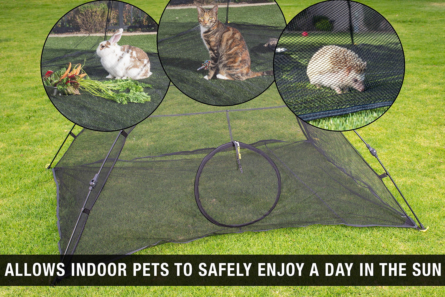 Outdoor Cat Enclosures Indoor Cats Portable Tent, Cat Tunnel, Playhouse Play Tents Small Animals