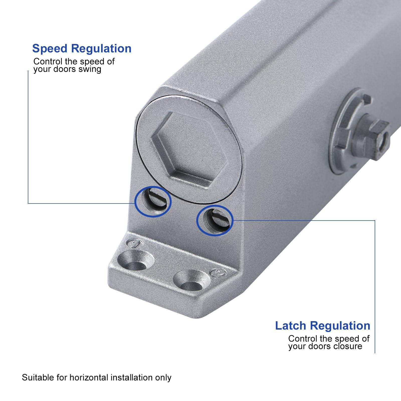 Auto Commercial Door Closers Hydraulic Door Closer for Home Commercial Door 45-60kg