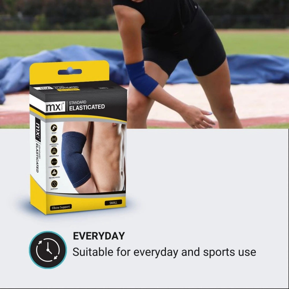 MX Health Standard Elasticated Elbow Support - Small