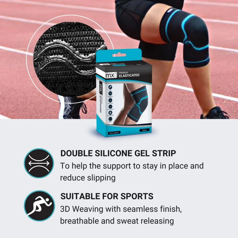 MX Health Premium Elasticated Knee Support - Medium