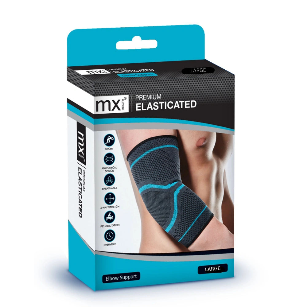 MX Health Premium Elasticated Elbow Support - Small