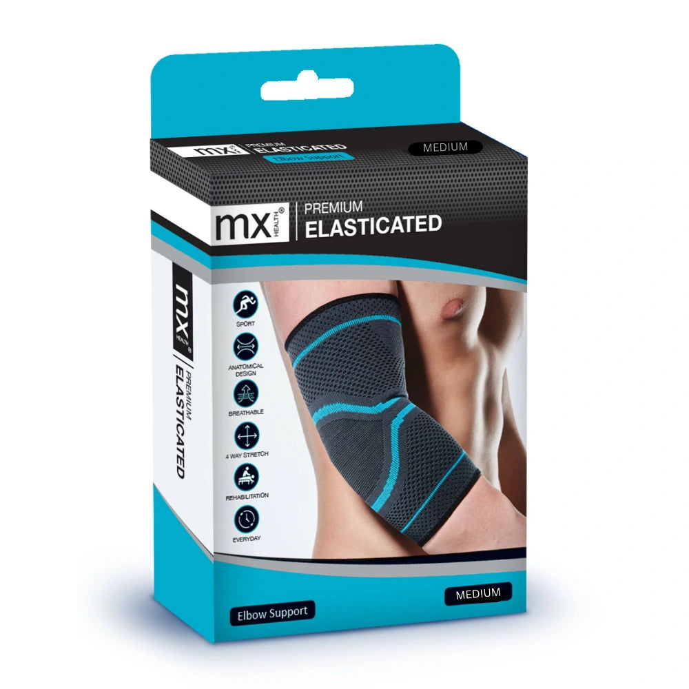 MX Health Premium Elasticated Elbow Support - Large