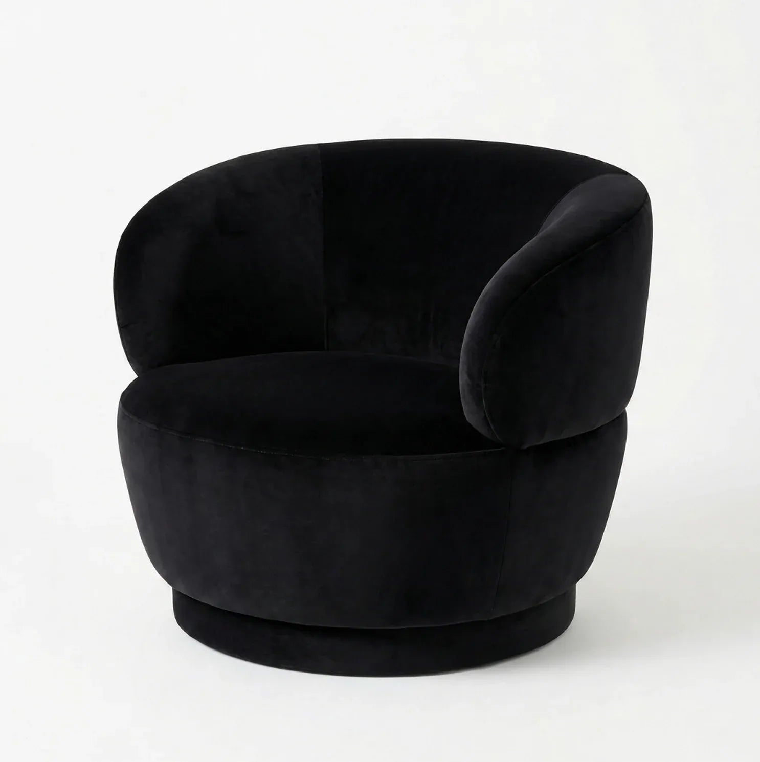 Interior Ave - Luna Swivel Armchair - Black
