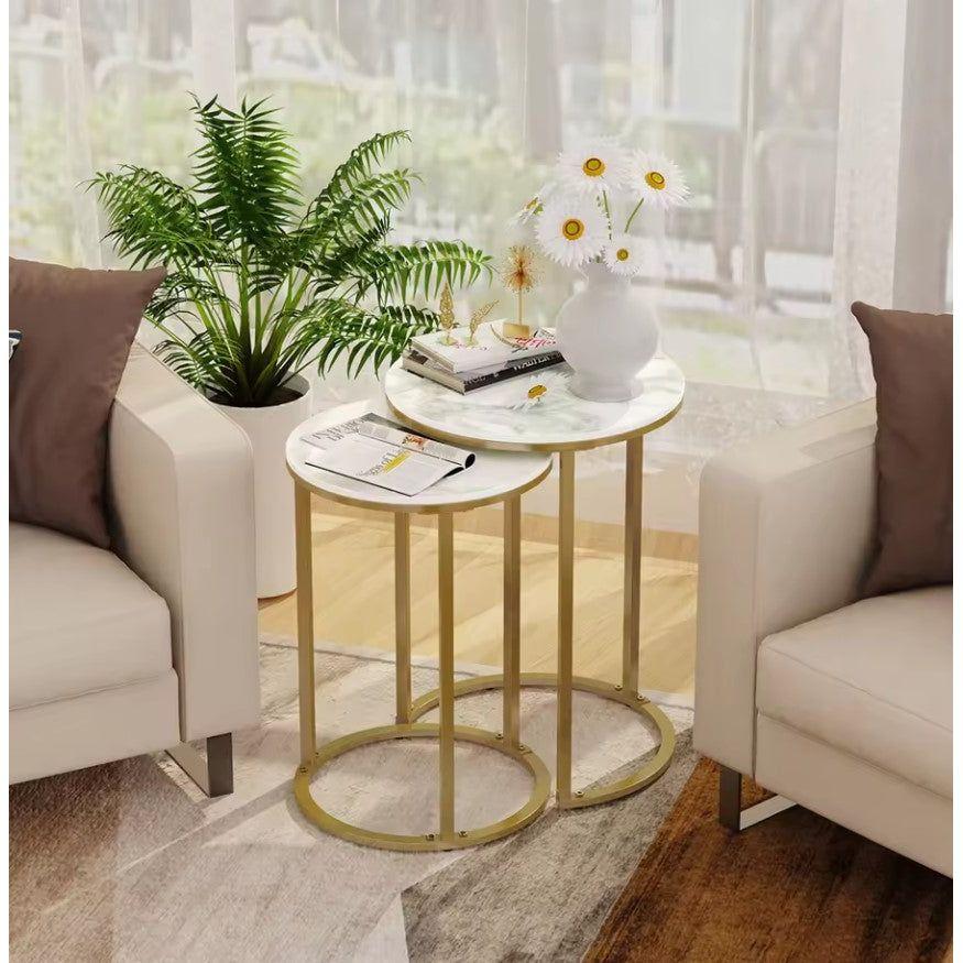 Interior Ave - Deva Gold Nested Side Table Set