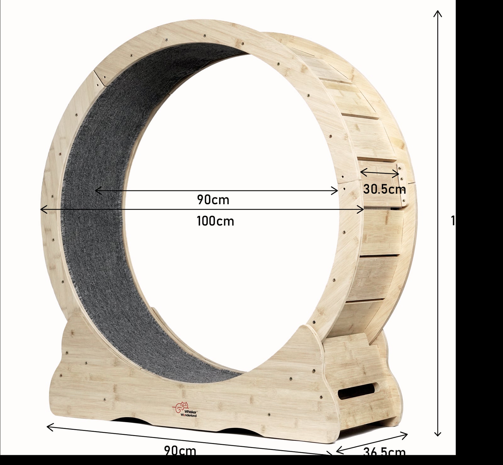 Whisker Wonderland Smart Pet Treadmill - Indoor Fitness Solution for Small Dogs & Cats | Quiet Design, Adjustable Speed, Promotes Pet Health & Weight Management