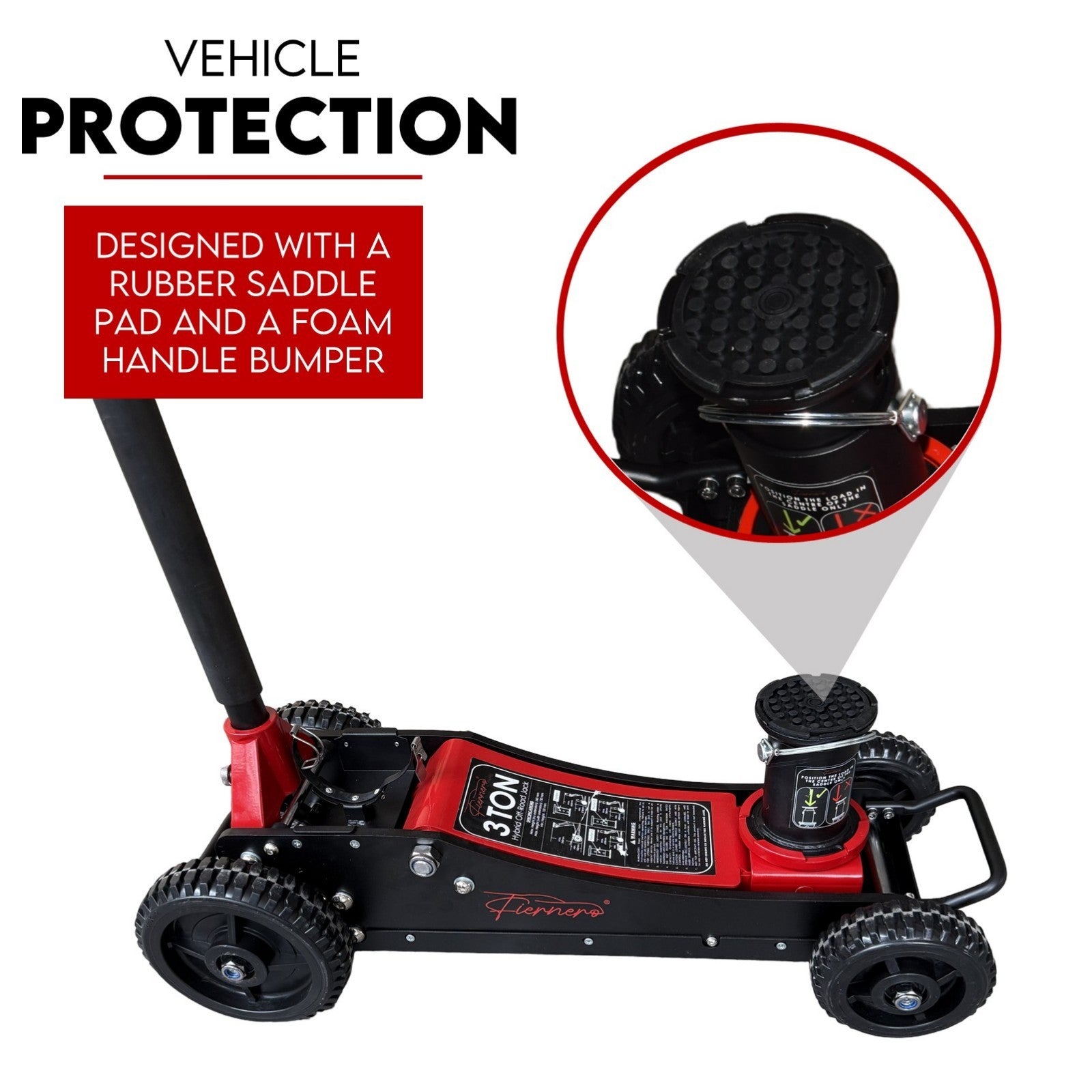 3 Ton Off Road Hydraulic Jack Floor Vehicle Quick Lift for Trucks SUVs