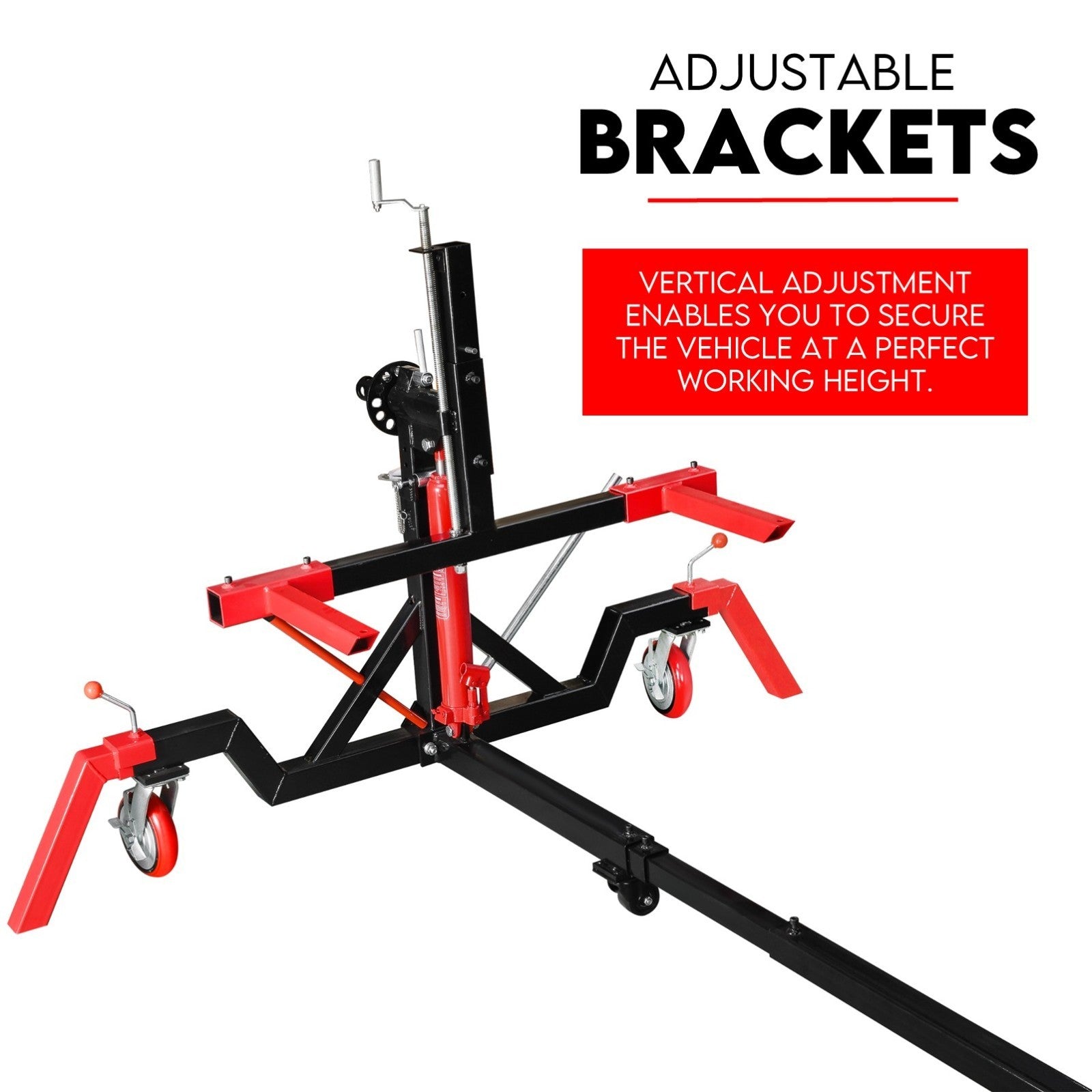 Car Rotisserie 4500LBS Gear Box Driver Rotation Auto Body Repair Restoration