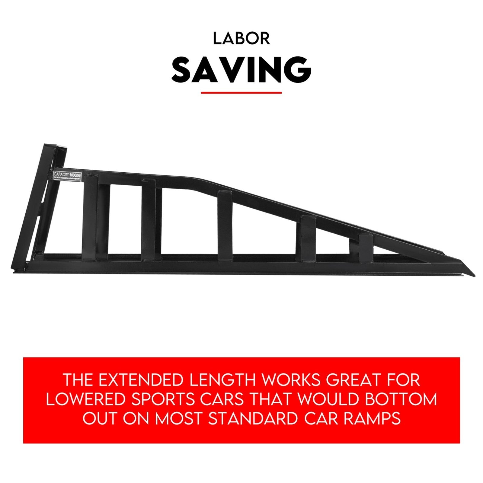 Heavy Duty Car Ramp Set 2000kg Low Profile Car Service Ramps 2x