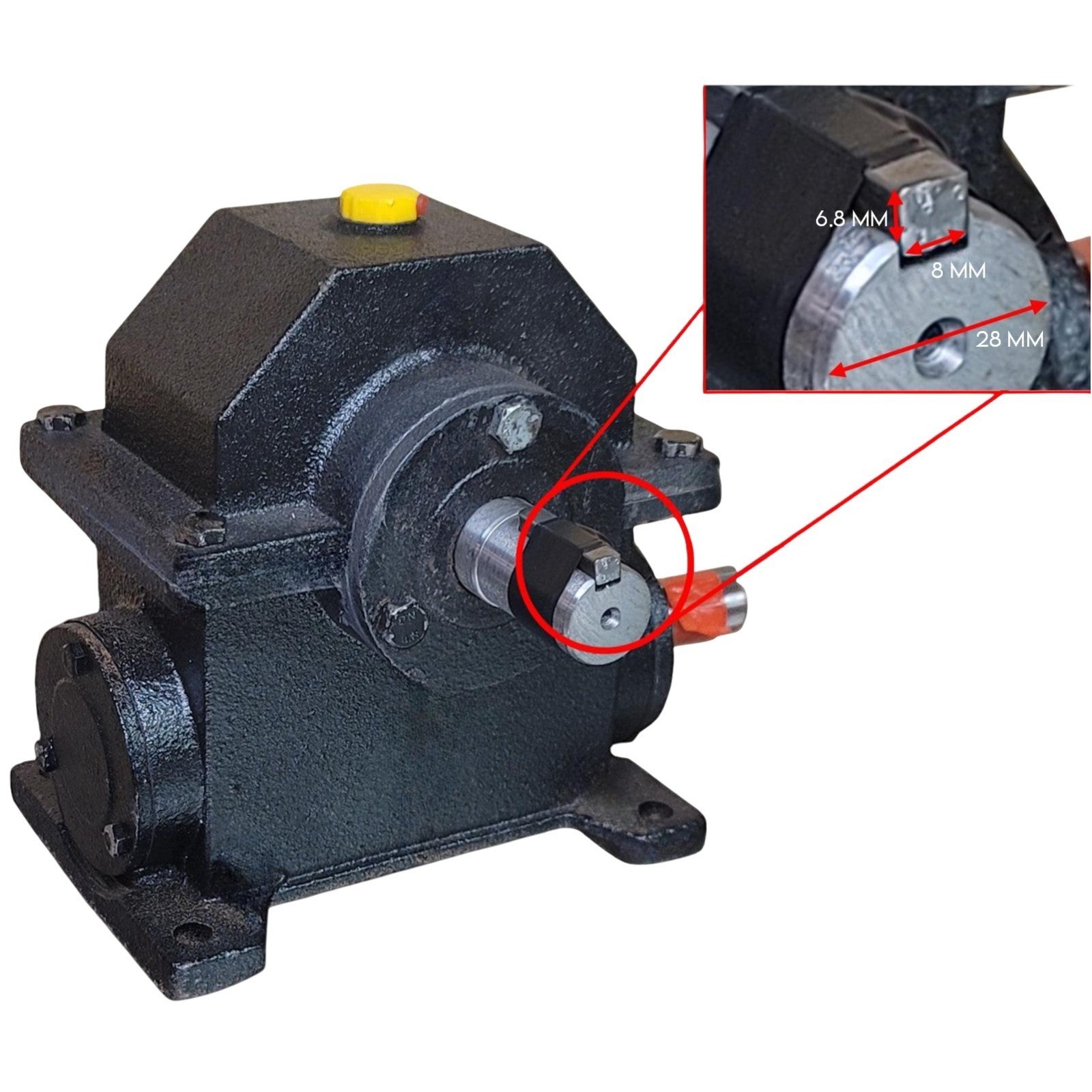 Gear Box Drive Rotation Conversion Kit for Car Rotisserie 4500LBS Auto Repair