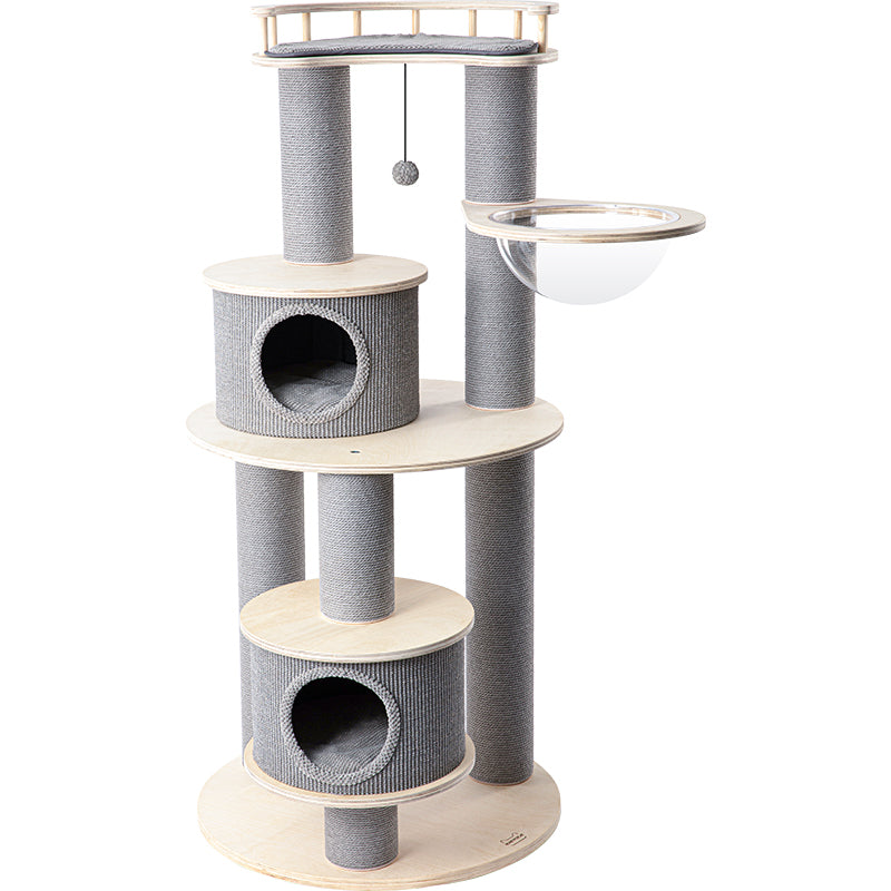 HONEYPOTCAT Majestic Reinforced Multi-Level Cat Tree - 165cm