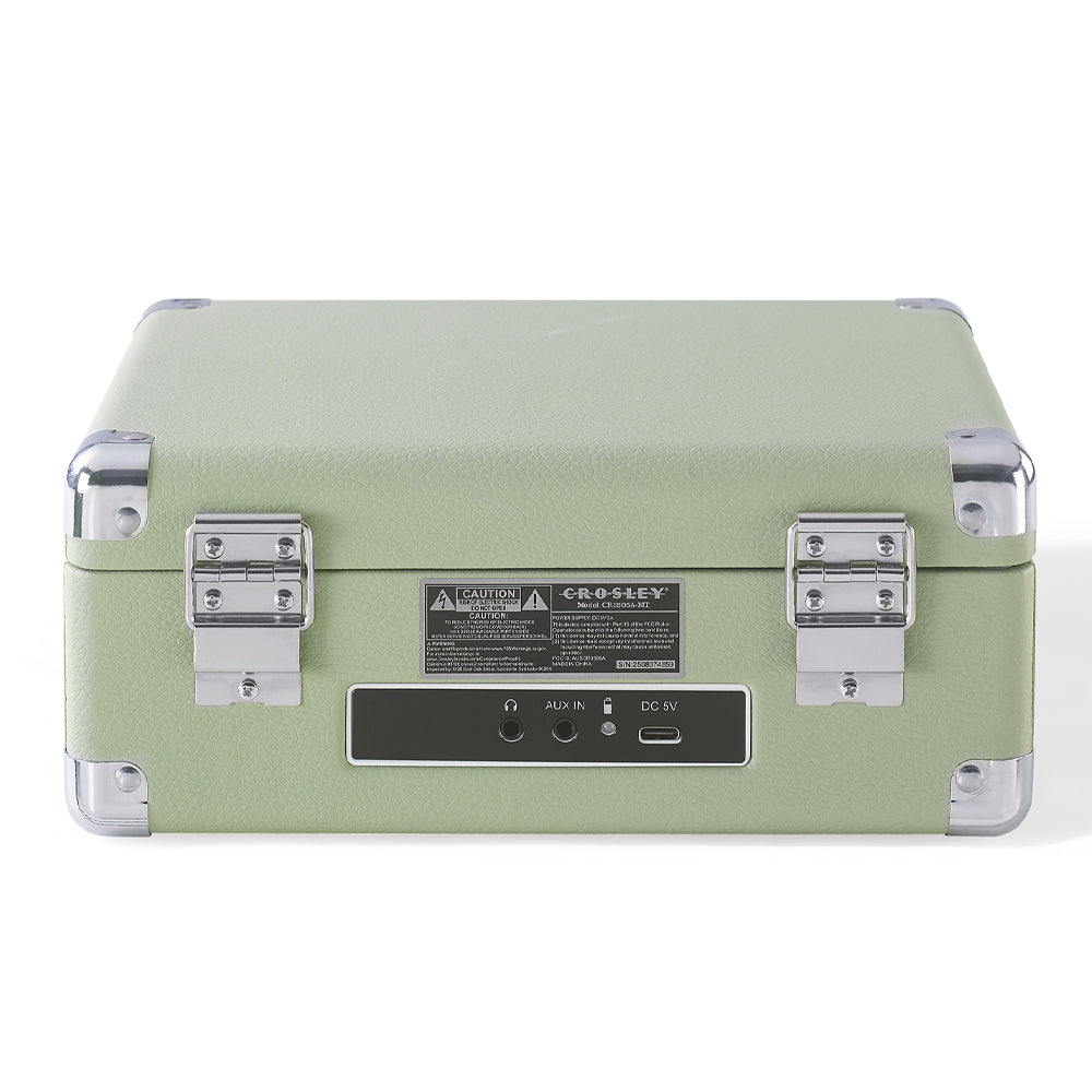 Crosley Cruiser Portable Retro CD Player with Stereo Bluetooth Speakers, FM Radio - Mint