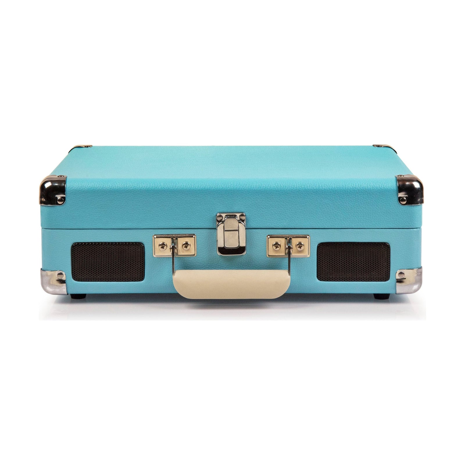 Crosley Cruiser Bluetooth Portable Turntable - Turquoise + Crosley Entertainment Stand Bundle