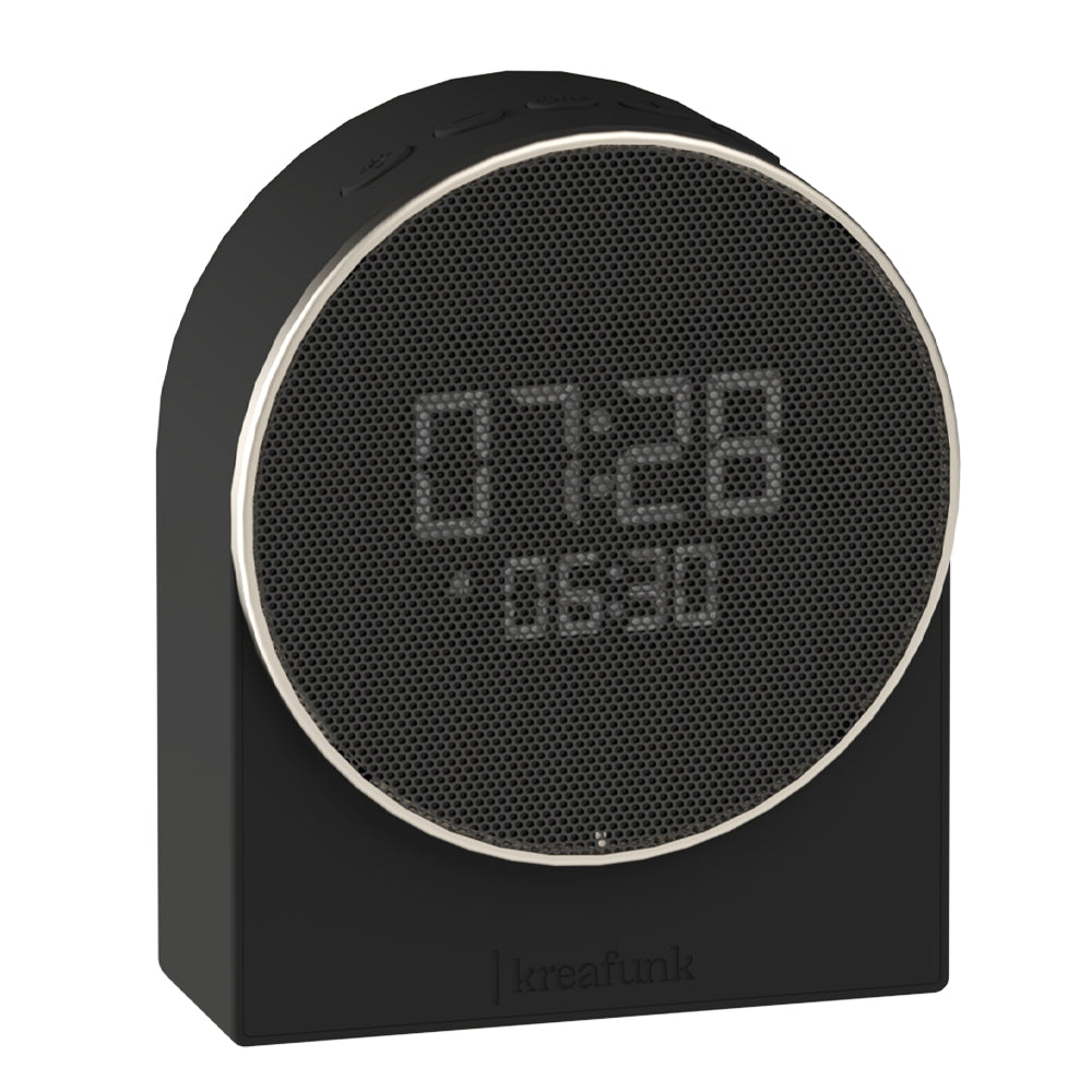 Kreafunk Ivy Alarm Clock W/ Bluetooth Speaker - Black