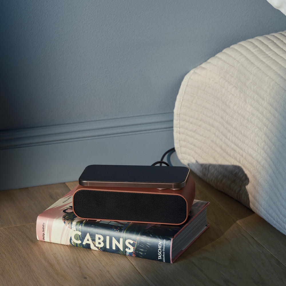 Kreafunk Wakie Alarm Clock Qi Charger + Bluetooth - Terracotta